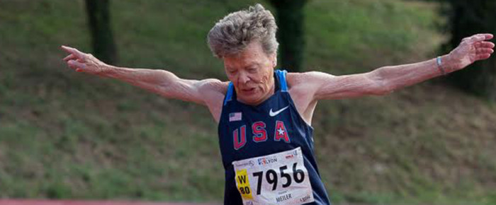 81-year-old pole vaulting champion on winning any challenge